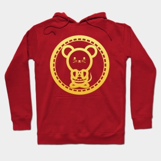 Chinese New Year Mouse Gold Hoodie